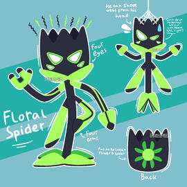 Floral-spider - Adopted
